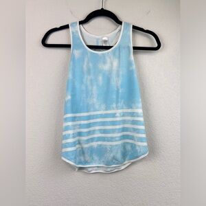 Ivivva by Lululemon Girl's Happy Livin' Tank Top in Sky Blue Size 10